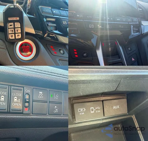 2019 Honda Odyssey Ex z USA, uszkodzony, nr VIN 5FNRL6H58KB005579